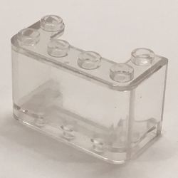 4594-12G Ruit 2x4x2 verticaal transparant gebruikt *1C006 - Img 2