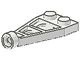 4596-1G Platte plaat 1x2 space wing wit gebruikt *1L0000