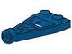4596-7G Platte plaat 1x2 space wing blauw gebruikt *1L0000
