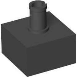4729-11 Steen 2x2 met toppin zwart NIEUW *1L0000