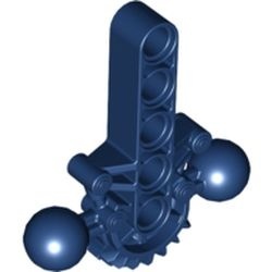 47306-63G Bionicle heupen met 2 kogels blauw, donker gebruikt *