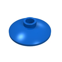 4740-7 Schotel 2x2 blauw NIEUW *1B046