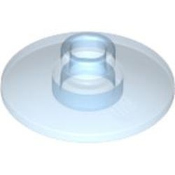 4740-74G Schotel 2x2 transparant middenblauw gebruikt *1R024