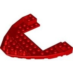 47404-5G Boegsteen 10x12x1 open rood gebruikt *