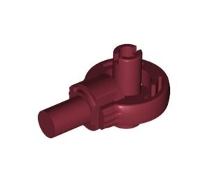 47455-59 Technic Rotation klein met twee pinnen rood, donker NIEUW *