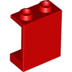 4864-5 Paneel 1x2x2 ZONDER zijschotten rood NIEUW *1B022