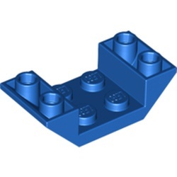 4871-7 Omgekeerde dakpan 45 graden 4x2 dubbel blauw NIEUW *1B241