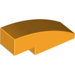 50950-110G Dakpan gebogen 1x3 oranje, lichthelder gebruikt *1D035