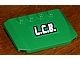 52031pb078-6G Wig 4x6x2/3 (motorklep breed) "L.C.R." groen gebruikt *