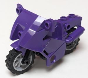 52035c02-89 Motorfiets (NIEUWE type) VERZENDING ALLEEN PER PAKKETPOST!! paars, donker NIEUW *5D0000