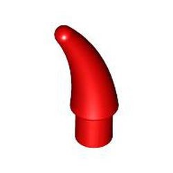 53451-5 Hoorn klein (oa voor Vikinghelm) rood NIEUW *0K000