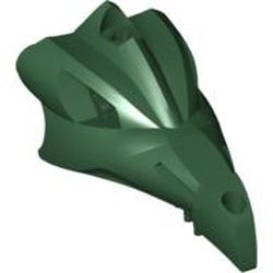 53456-80 Drakenkop groen, donker NIEUW *0D000