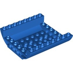 54091-7 Omgekeerde dakpan 8x8x2 dubbel (vliegtuig) blauw NIEUW *1L000