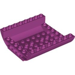 54091-71 Omgekeerde dakpan 8x8x2 dubbel magenta NIEUW *1L000