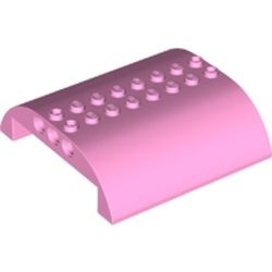 54095-104 Dakpan gebogen 8x8x2 (vliegtuig) roze, helder NIEUW *
