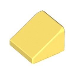 54200-103 Dakpan klein 30 graden 1x1x 2/3 geel, lichthelder NIEUW *1B191