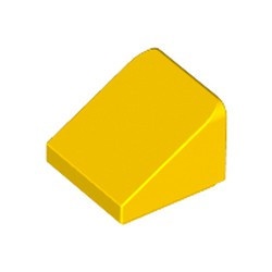 54200-3 Dakpan klein 30 graden 1x1x 2/3 geel NIEUW *1B190