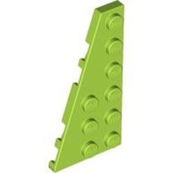 54384-34 Wig plaat 6x3 links lime NIEUW *5A006