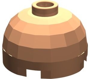 553-84 Steen, 2x2x1 dome TOP koper NIEUW *1B080