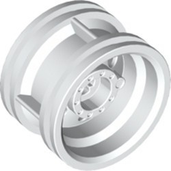 56145-1 Wiel 30,4x20 alleen velg geen gaten versterkt wit NIEUW *5W000