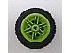 56145c01-34 Wiel 30,4x20 met autoband 43,2x22 ZR lime NIEUW *5W000