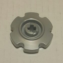 57520-66 Technic Loopnaaf KLEIN (voor BREDE rupsband) grijs, lichtparel NIEUW *5W000