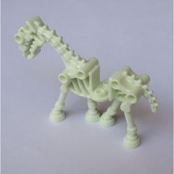 59228-159G Skelet- paard wit, lichtgevend gebruikt *0D000