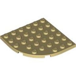 6003-2G Platte plaat 6x6 afronde hoek crème gebruikt *1G004