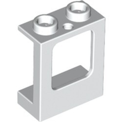 60032-1 Raam 1x2x2 in paneel 1 gat bodem voor ruit 60601 wit NIEUW *1B279