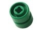6014b-6G Wiel 11x12mm asgat (velg zonder band) groen gebruikt *5W000