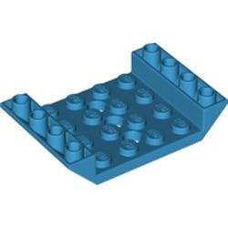 60219-153 Omgekeerde dakpan 45 graden 6x4 dubbel 3 gaten blauw, donkerazuur NIEUW *1L000