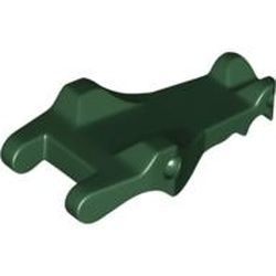 6027-80G Krokodil, BOVENKAAK groen, donker gebruikt *0D000