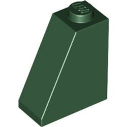 60481-80 Dakpan 65 graden 1 breed groen, donker NIEUW *1B156