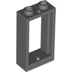 60593-85 Raam 1x2x3- vlak (NIEUWE stijl) ZONDER GLAS grijs, donker (blauwachtig) NIEUW *1L0000