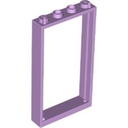 60596-154 Deurpost /raamframe 1x4x6 (2 gaatjes bovenin) lavender, licht NIEUW *1L234