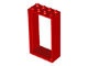 60599-5 Deurpost 2x4x6 rood NIEUW *3D0000