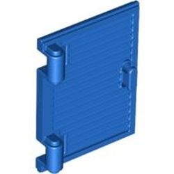 60800a-7 Luik groot, breed 1x2x3 MET scharnier en hendel blauw NIEUW *1L0000