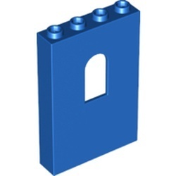 60808-7 Paneel 1x4x6 met raam zonder kanteel blauw NIEUW *