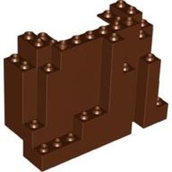 6082-88G Rechthoekig rotsstuk (BURP) LET OP: Kan niet door brievenbus, pakketzending bruin, roodachtig gebruikt *5D0000