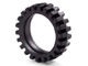 61254-11 Band 24x7mm offset zwart NIEUW *