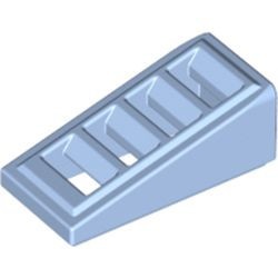 61409-105 Dakpan 18 graden 2x1 met vier sleuven blauw, lichthelder NIEUW *1B194