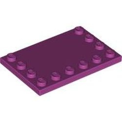 6180-71 Tegel 4x6 met noppen zijkant magenta NIEUW *5K0000