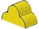 6216-3G Steen 2x4x2 met drie maal gebogen top geel gebruikt *