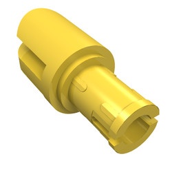 6217-2G Arm met pin en drie vingers geel gebruikt *5K000