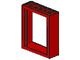 6235-5 Deur 2x6x6 Frame Freestyle zie deur 600 rood NIEUW *