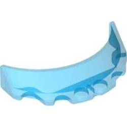 62360-14G Autoruit 3x6x1 gebogen transparant donkerblauw gebruikt *5D0000