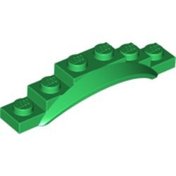 62361-6 Spatbord 6x1 1/2x1 met boog groen NIEUW *0B006