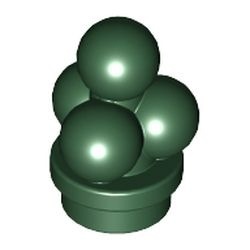 6254-80 IJsco vijf bolletjes (Chocola) groen, donker NIEUW *0W008