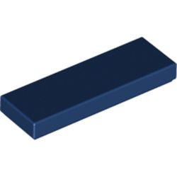 63864-63 Tegel 1x3 blauw, donker NIEUW *1B111