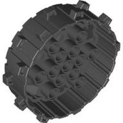 64711-11 Hardplastic wiel zwart NIEUW *5W000